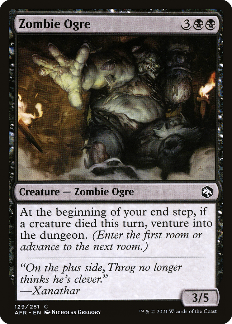 Zombie Ogre [Dungeons & Dragons: Adventures in the Forgotten Realms]