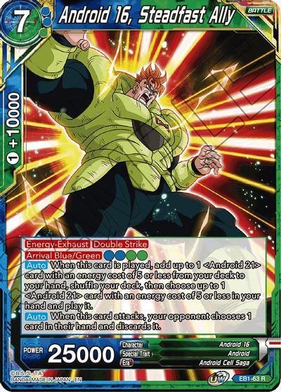 Android 16, Steadfast Ally (EB1-63) [Battle Evolution Booster] - POKÉ JEUX