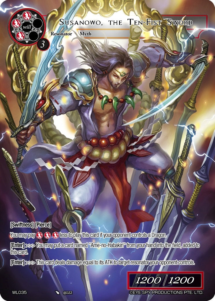 Susanowo, the Ten-Fist Sword (WL035) [Promo Cards]