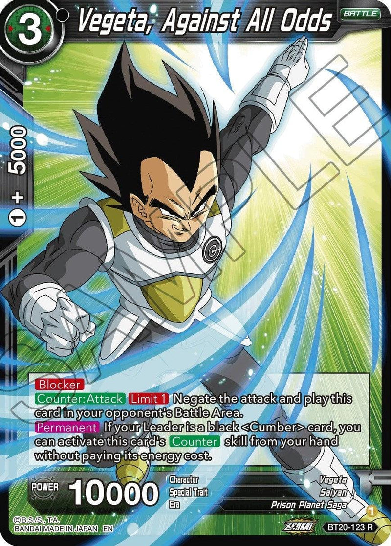 Vegeta, Against All Odds (BT20-123) [Power Absorbed] - POKÉ JEUX