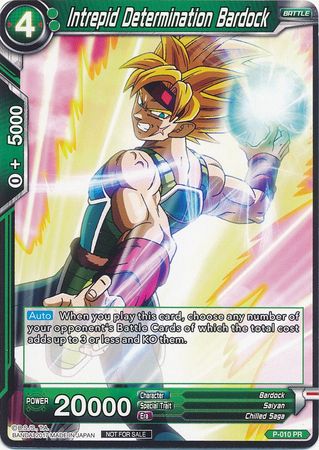 Intrepid Determination Bardock (P-010) [Promotion Cards]