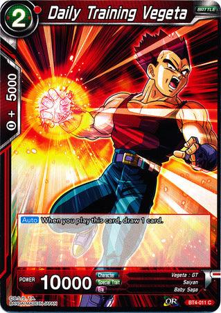 Daily Training Vegeta (BT4-011) [Colossal Warfare] - POKÉ JEUX