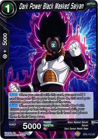 Dark Power Black Masked Saiyan (BT5-112) [Miraculous Revival] - POKÉ JEUX