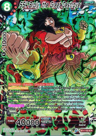 SS4 Broly, the Great Destroyer (BT11-152) [Vermilion Bloodline 2nd Edition] - POKÉ JEUX