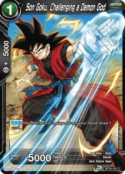 Son Goku, Challenging a Demon God (BT16-101) [Realm of the Gods] - POKÉ JEUX