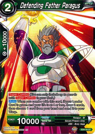 Defending Father Paragus (Starter Deck - Rising Broly) (SD8-04) [Destroyer Kings] - POKÉ JEUX