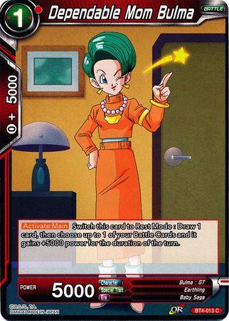 Dependable Mom Bulma (BT4-013) [Colossal Warfare] - POKÉ JEUX