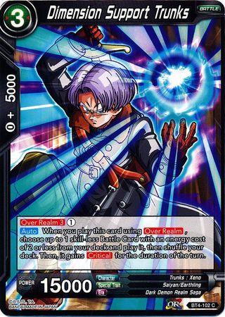 Dimension Support Trunks (BT4-102) [Colossal Warfare] - POKÉ JEUX