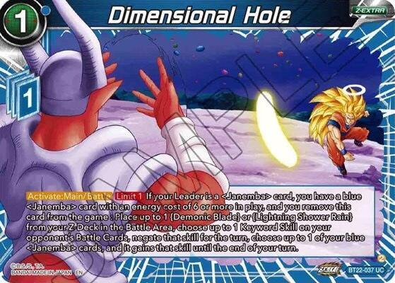 Dimensional Hole (BT22-037) [Critical Blow] - POKÉ JEUX