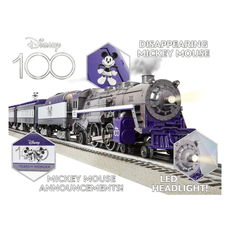 Disney 100 Years Of Wonder Ready-to-Run O-Gauge Train Set (Bluetooth 5.0)