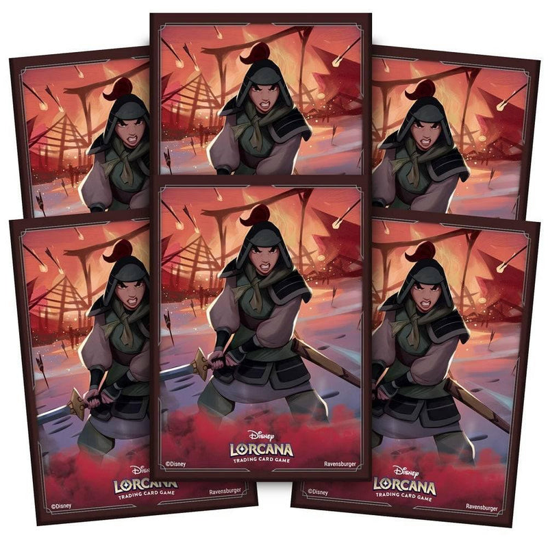 Disney Lorcana - Rise of the Floodborn - Standard Size Matte Sleeves - Mulan