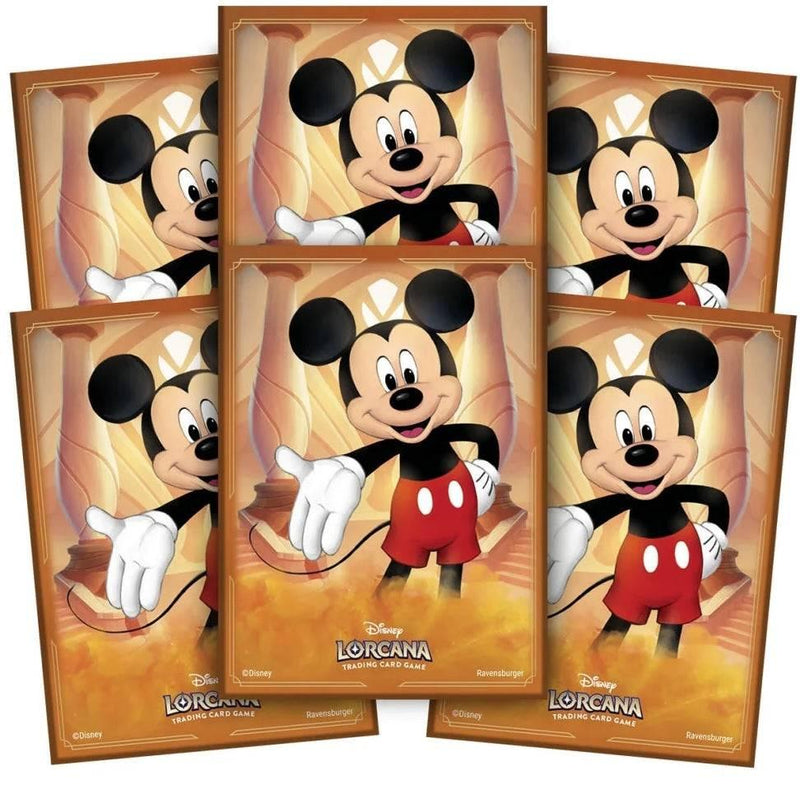 Disney Lorcana - The First Chapter - Standard Size Matte Sleeves - Mickey Mouse