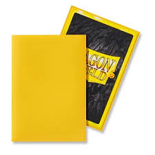 Dragon Shield Yellow Matte Sleeves - Japanese Size