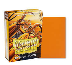 Dragon Shield Orange Matte Sleeves - Japanese Size