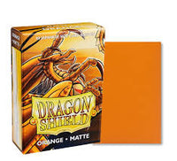 Dragon Shield Orange Matte Sleeves - Japanese Size