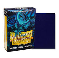 Dragon Shield Night Blue Matte Sleeves - Japanese Size