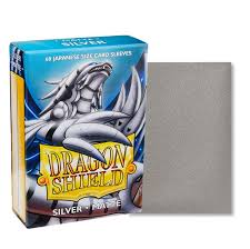 Dragon Shield Silver Matte Sleeves - Japanese Size