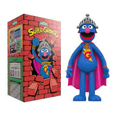 S7 Sesame Street Supersize Vinyl Super Grover