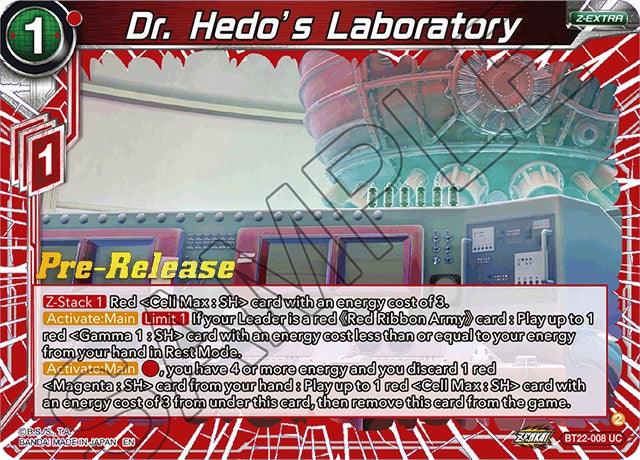 Dr. Hedo's Laboratory (BT22-008) [Critical Blow Prerelease Promos] - POKÉ JEUX