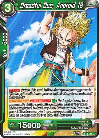 Dreadful Duo, Android 18 (BT3-065) [Cross Worlds] - POKÉ JEUX