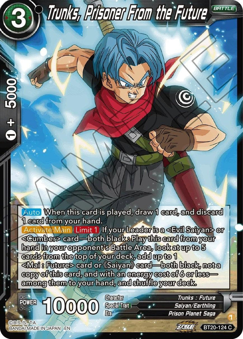 Trunks, Prisoner From the Future (BT20-124) [Power Absorbed] - POKÉ JEUX