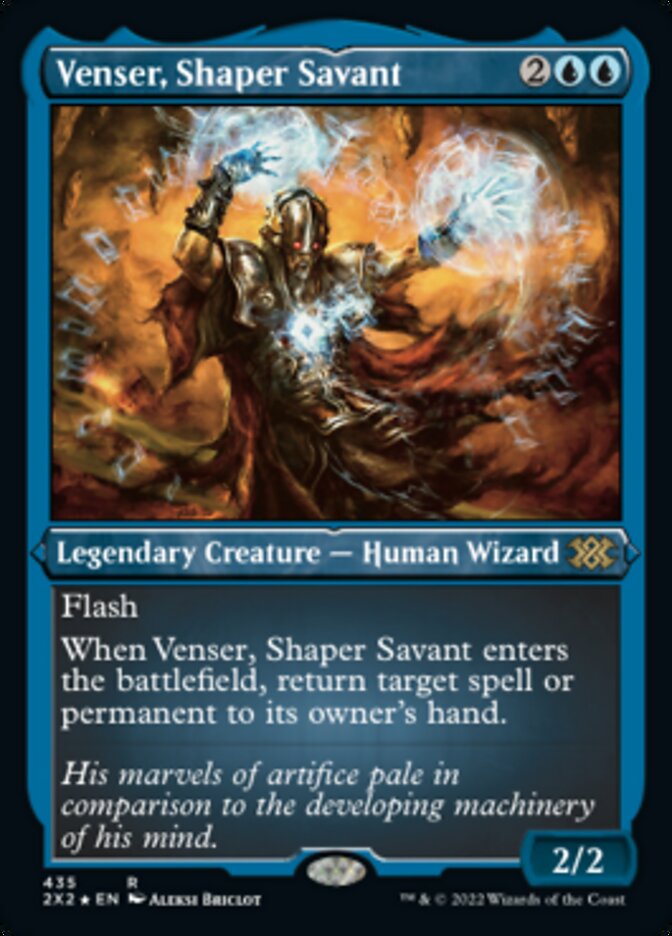 Venser, Shaper Savant (Foil Etched) [Double Masters 2022]