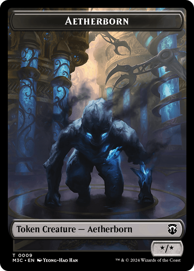 Aetherborn // Servo Double-Sided Token [Modern Horizons 3 Commander Tokens] - POKÉ JEUX