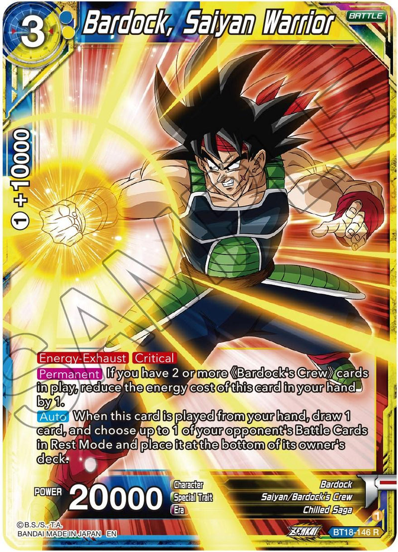 Bardock, Saiyan Warrior (BT18-146) [Dawn of the Z-Legends] - POKÉ JEUX