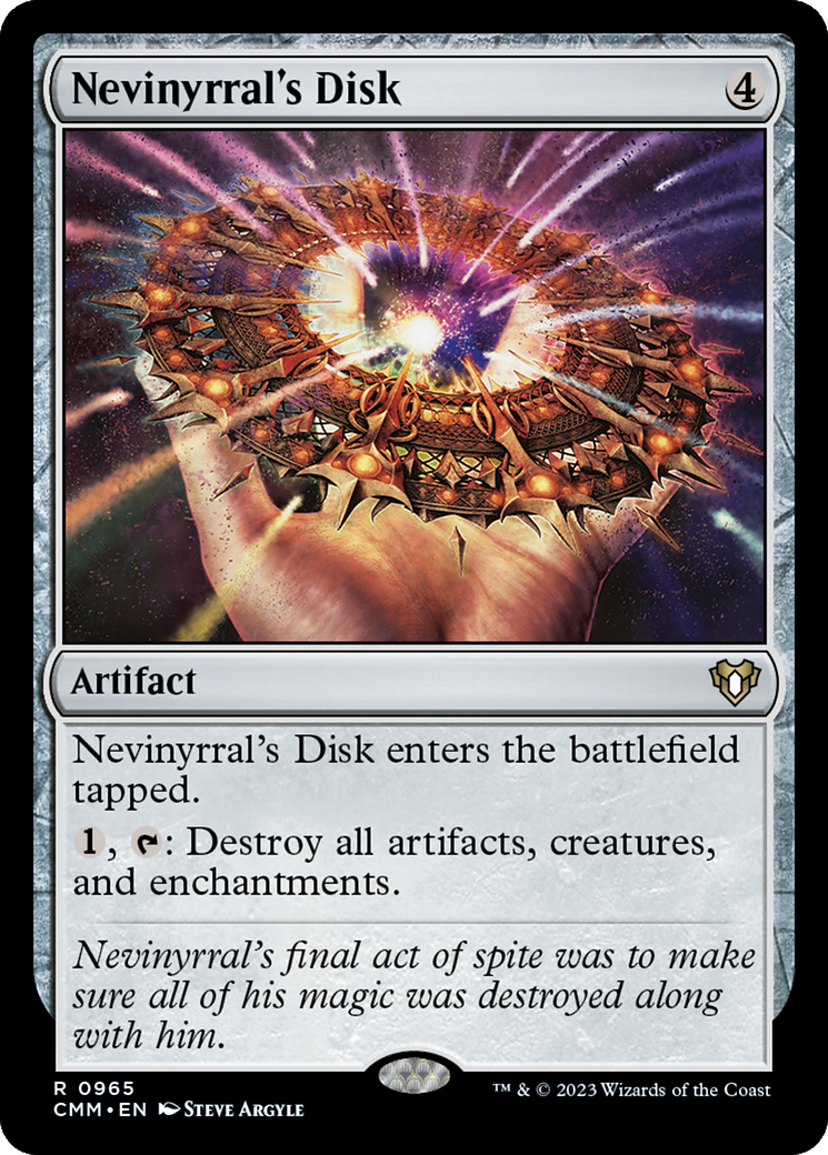 Nevinyrral's Disk [Commander Masters]