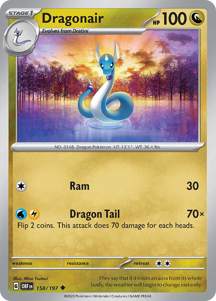 Dragonair (158/197) [Scarlet & Violet: Obsidian Flames]