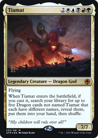 Tiamat [Dungeons & Dragons: Adventures in the Forgotten Realms Prerelease Promos]