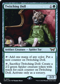 Twitching Doll [Duskmourn: House of Horror Prerelease Promos]