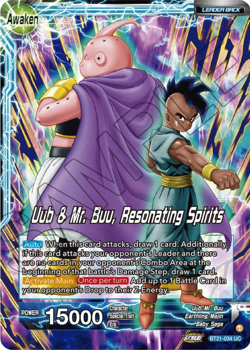 Uub // Uub & Mr. Buu, Resonating Spirits (BT21-034) [Wild Resurgence] - POKÉ JEUX