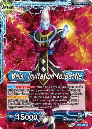 Whis // Whis, Invitation to Battle (BT16-021) [Realm of the Gods] - POKÉ JEUX