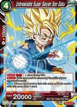 Unbreakable Super Saiyan Son Goku (SD2-03) [Mythic Booster] - POKÉ JEUX