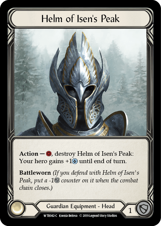 Helm of Isen's Peak [WTR042-C] (Welcome to Rathe) Alpha Print Cold Foil - POKÉ JEUX