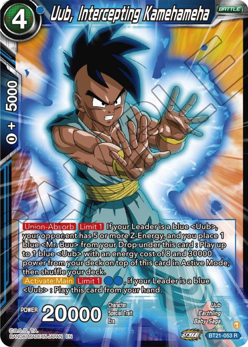 Uub, Intercepting Kamehameha (BT21-053) [Wild Resurgence] - POKÉ JEUX