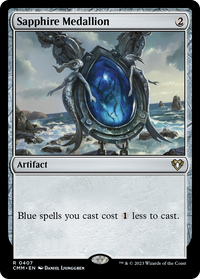 Sapphire Medallion [Commander Masters]