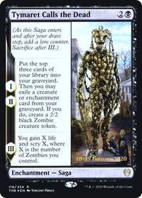 Tymaret Calls the Dead [Theros Beyond Death Prerelease Promos]