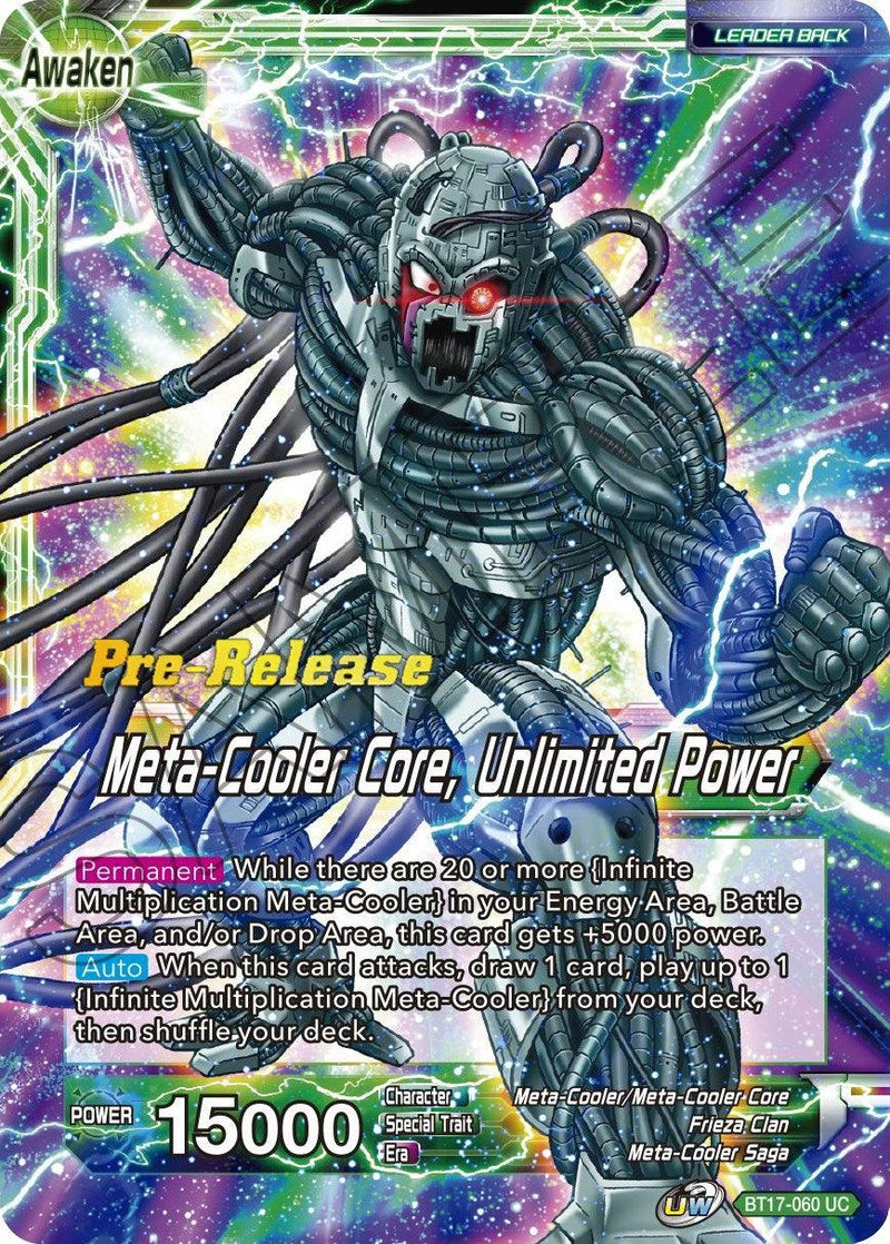 Meta-Cooler // Meta-Cooler Core, Unlimited Power (BT17-060) [Ultimate Squad Prerelease Promos] - POKÉ JEUX