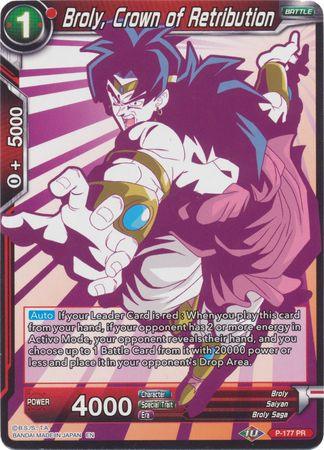 Broly, Crown of Retribution (Alternate Art) (P-177) [Special Anniversary Set 2020] - POKÉ JEUX