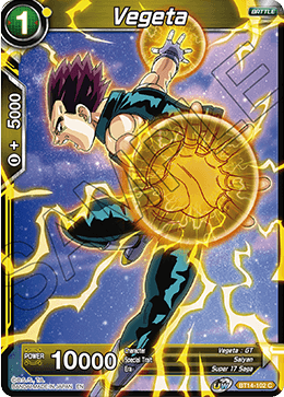 Vegeta (BT14-102) (BT14-102) [Cross Spirits] - POKÉ JEUX