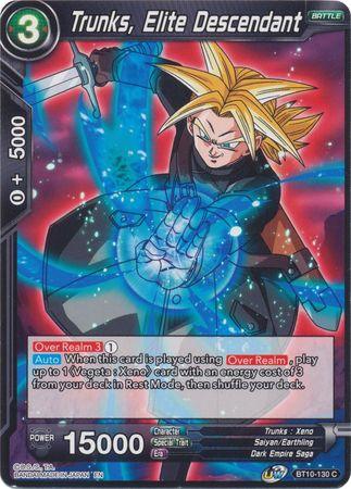 Trunks, Elite Descendant (BT10-130) [Rise of the Unison Warrior] - POKÉ JEUX