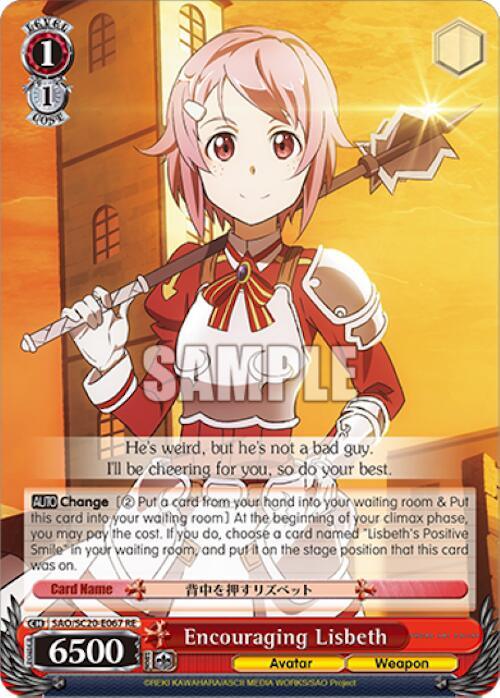 Encouraging Lisbeth [Sword Art Online Chronicle Set] - POKÉ JEUX