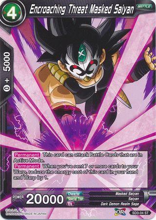 Encroaching Threat Masked Saiyan (Starter Deck - The Dark Invasion) (SD3-04) [Cross Worlds] - POKÉ JEUX