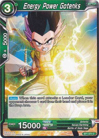 Energy Power Gotenks (BT1-071) [Galactic Battle] - POKÉ JEUX