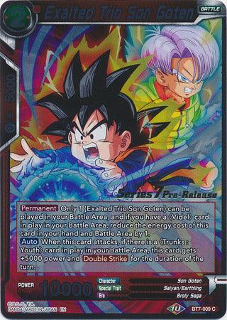 Exalted Trio Son Goten (BT7-009_PR) [Assault of the Saiyans Prerelease Promos] - POKÉ JEUX