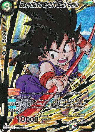 Explosive Spirit Son Goku (SPR) (BT3-088) [Cross Worlds] - POKÉ JEUX