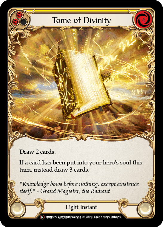 Tome of Divinity [U-MON065-RF] (Monarch Unlimited) Unlimited Rainbow Foil - POKÉ JEUX