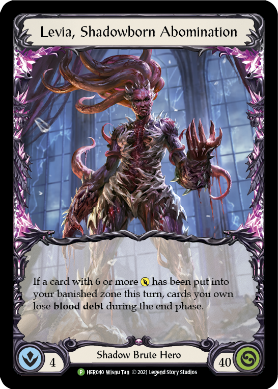 Levia, Shadowborn Abomination [HER040] (Promo)  Rainbow Foil